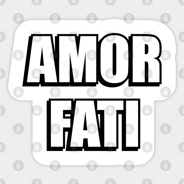 AMOR FATI Sticker by InspireMe